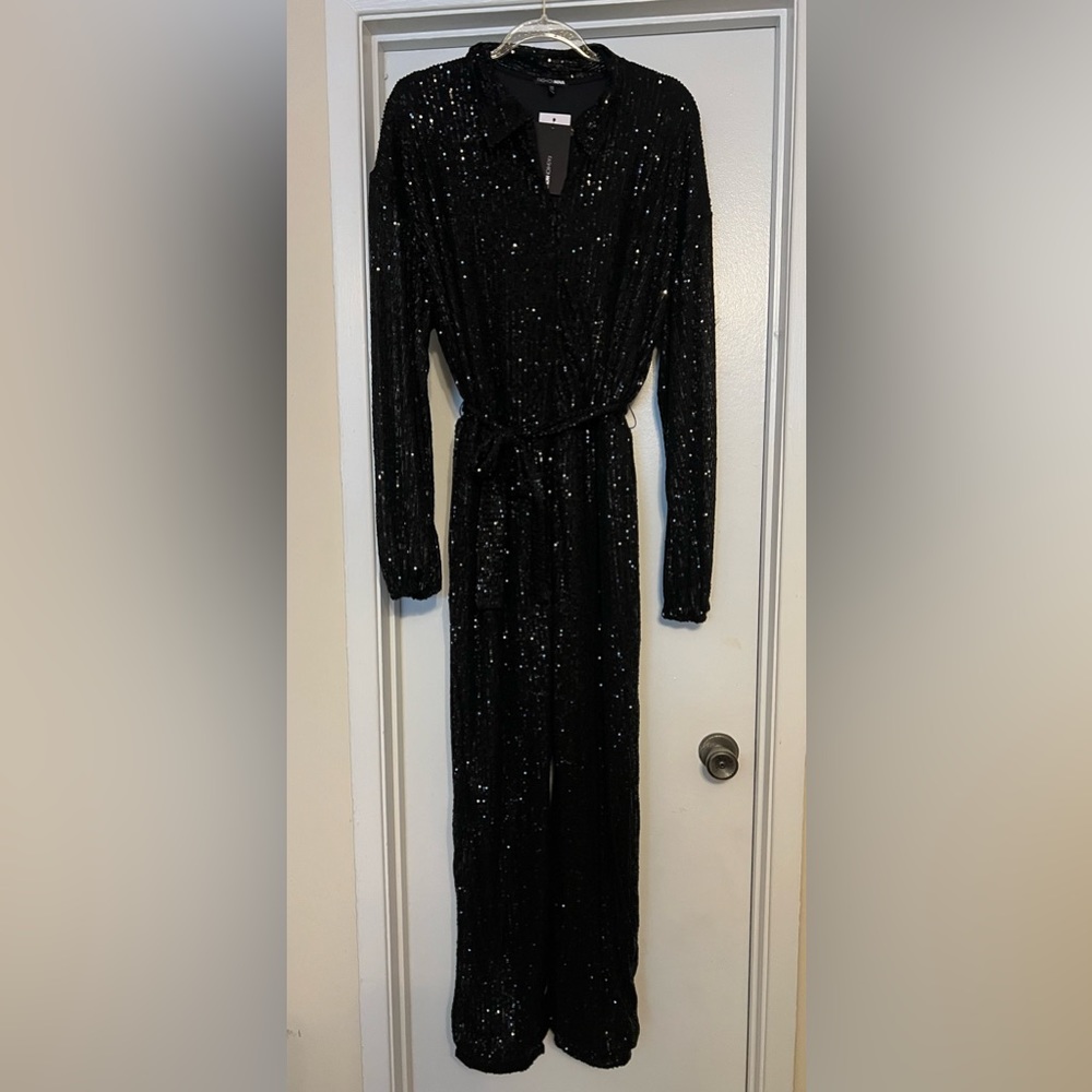 Fashion Nova Sequin Jumpsuit